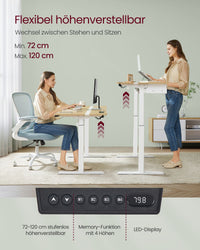 Elektrisch in Hoogte Verstelbaar Bureau met Stopcontact en Lade – productweergave 18 | De Groot Living
