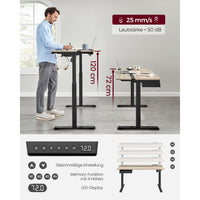 Elektrisch in Hoogte Verstelbaar Bureau met Stopcontact en Lade – productweergave 32 | De Groot Living