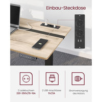 Elektrisch in Hoogte Verstelbaar Bureau met Stopcontact en Lade – productweergave 33 | De Groot Living