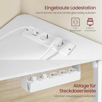 Elektrisch Verstelbaar Hoekbureau met USB – productweergave 7 | De Groot Living