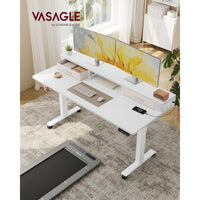 Elektrisch Verstelbaar Zit-Sta Bureau met Lades en USB-Oplaadpunten – productweergave 2 | De Groot Living