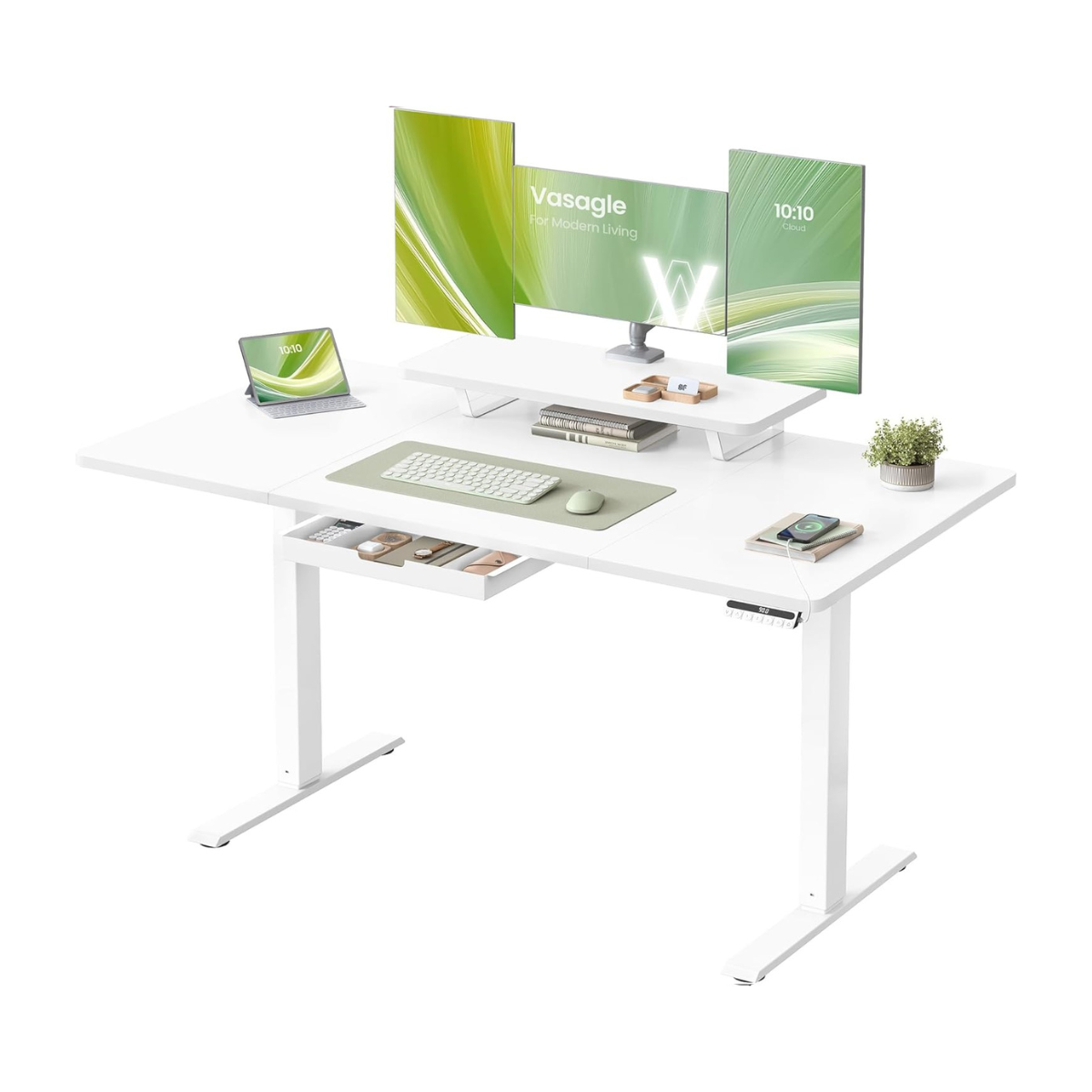 Zit-sta bureau wit