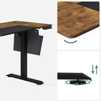 Elektrisch Zit-Sta Bureau Met Ergonomische Bureaustoel en Geheugenfunctie – productweergave 7 | De Groot Living