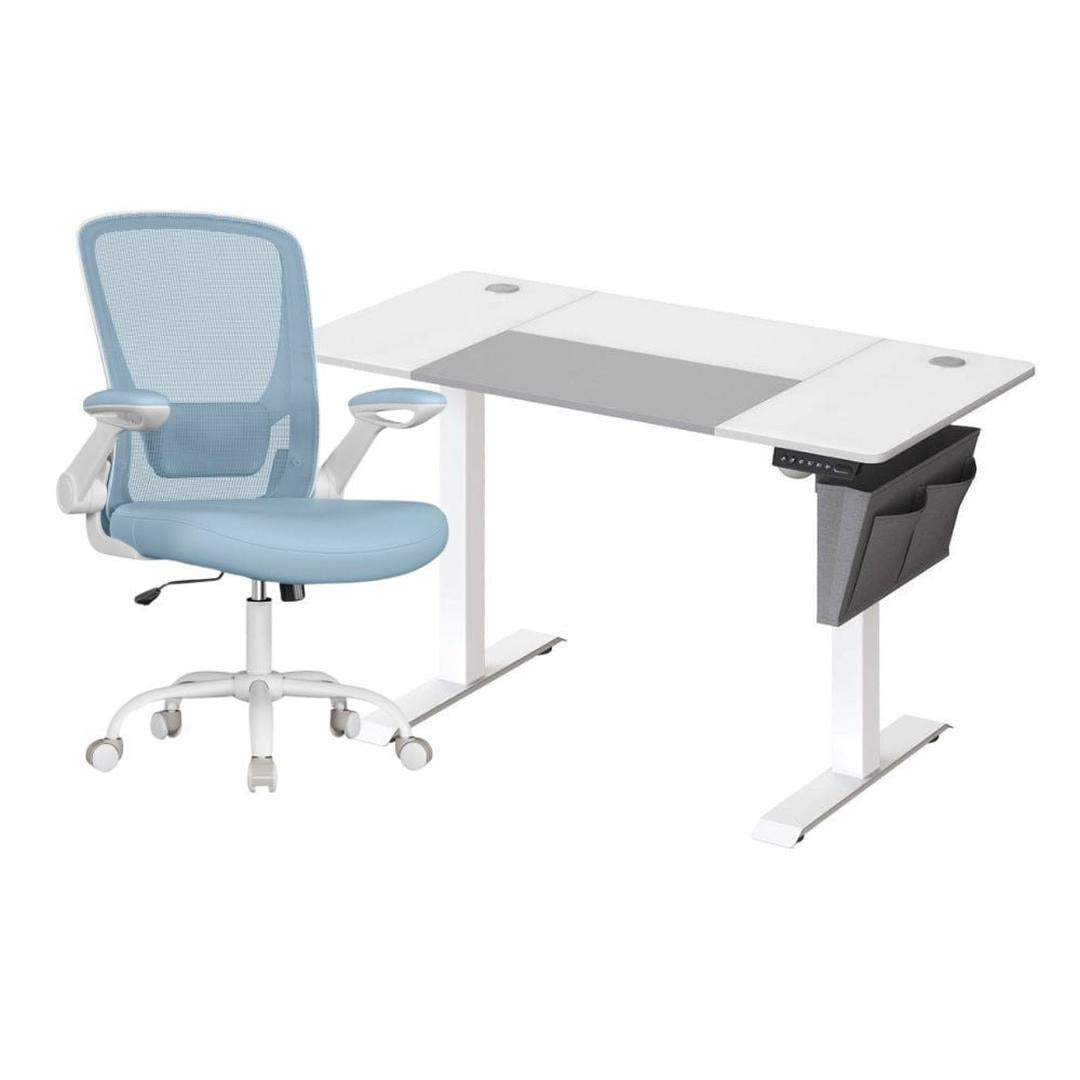Elektrisch Zit-Sta Bureau Met Ergonomische Bureaustoel en Geheugenfunctie – productweergave 13 | De Groot Living