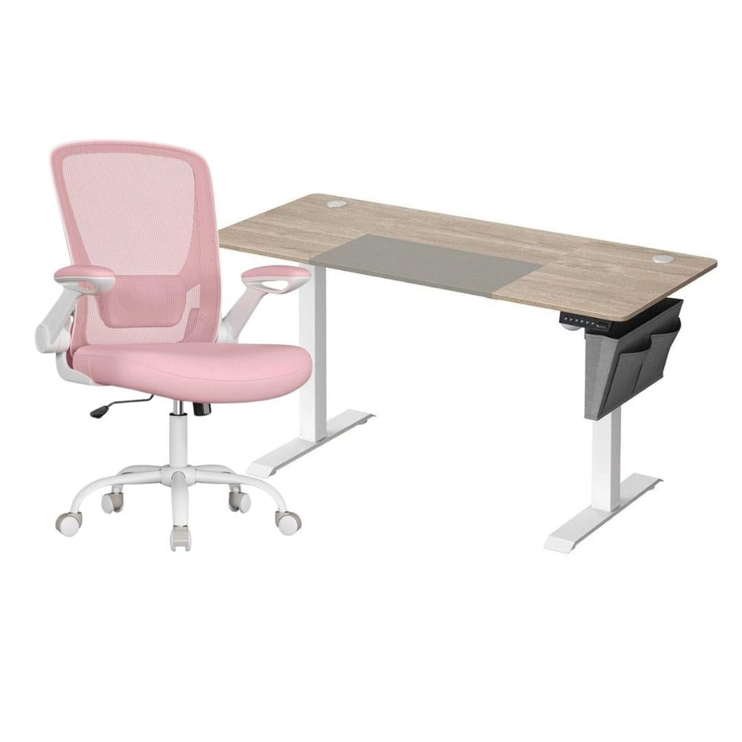 Elektrisch Zit-Sta Bureau Met Ergonomische Bureaustoel en Geheugenfunctie – productweergave 14 | De Groot Living