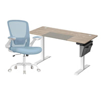 Elektrisch Zit-Sta Bureau Met Ergonomische Bureaustoel en Geheugenfunctie – productweergave 18 | De Groot Living