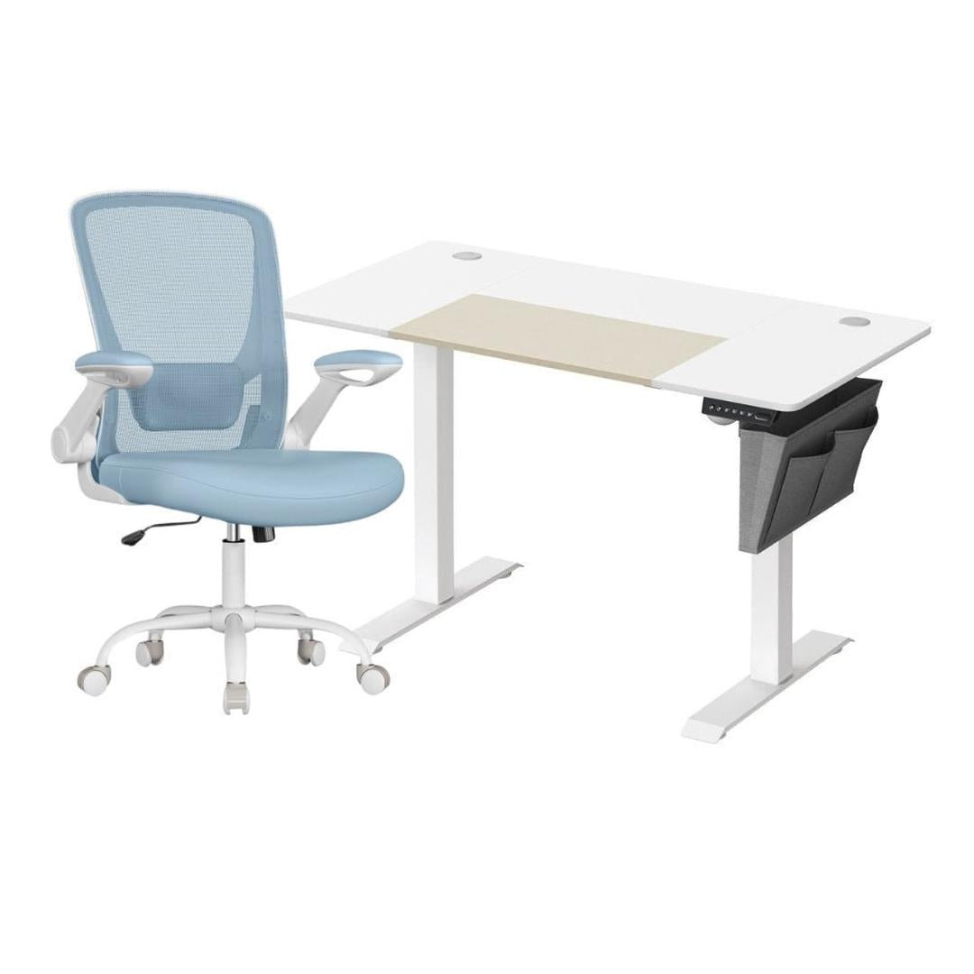 Elektrisch Zit-Sta Bureau Met Ergonomische Bureaustoel en Geheugenfunctie – productweergave 27 | De Groot Living
