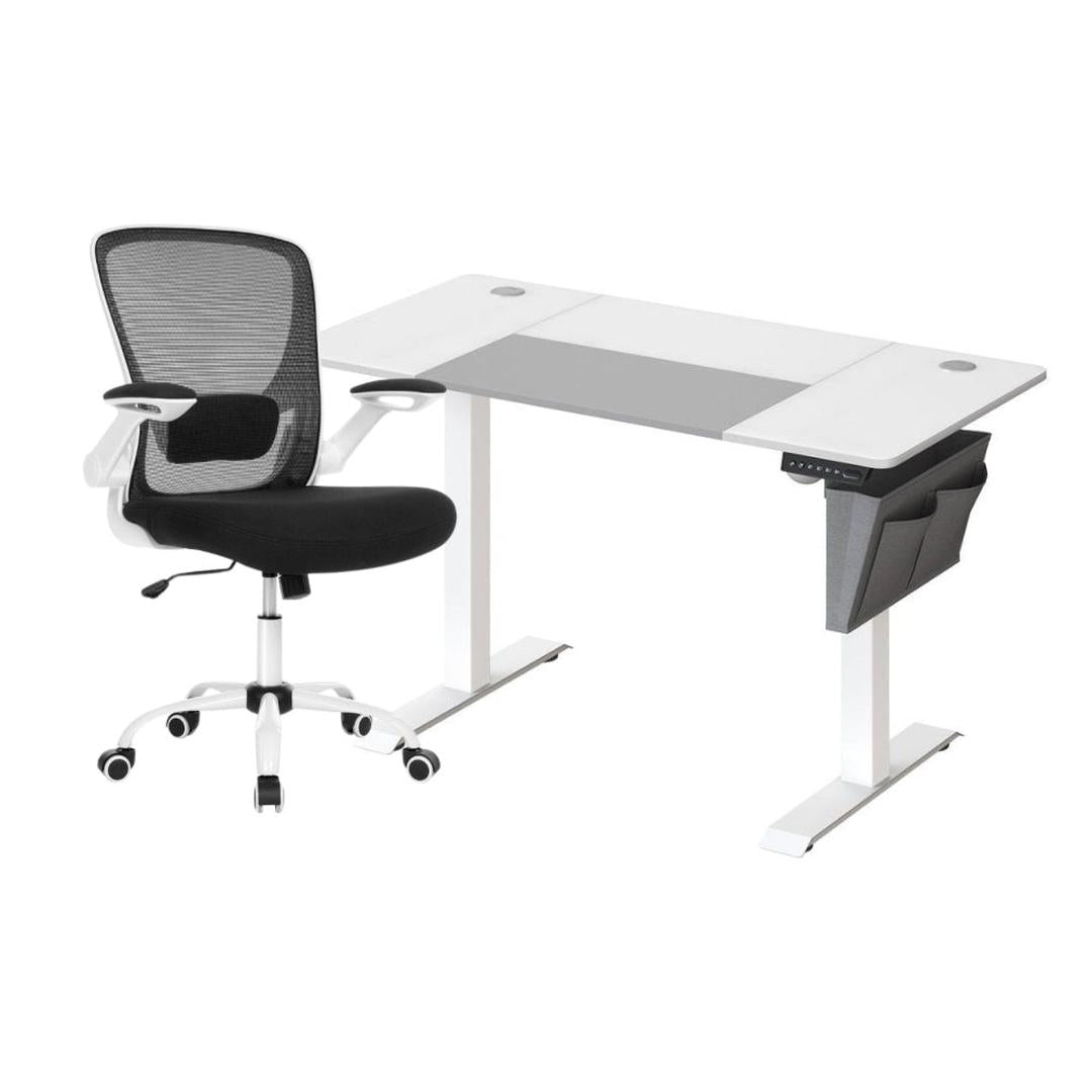 Elektrisch Zit-Sta Bureau Met Ergonomische Bureaustoel en Geheugenfunctie – productweergave 30 | De Groot Living