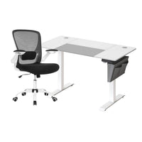 Elektrisch Zit-Sta Bureau Met Ergonomische Bureaustoel en Geheugenfunctie – productweergave 30 | De Groot Living