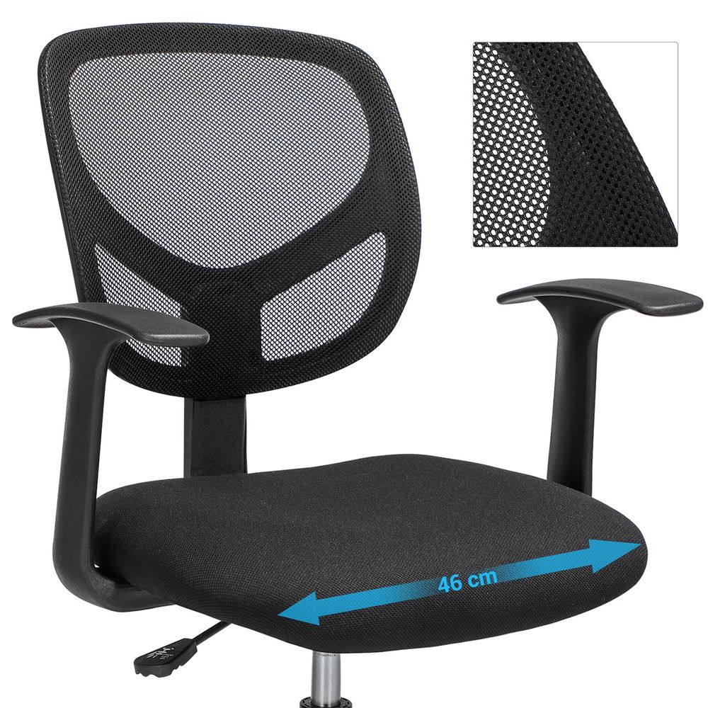 Ergonomische Bureaustoel met Armleuningen en Verstelbare Voetsteun – productweergave 4 | De Groot Living