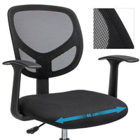 Ergonomische Bureaustoel met Armleuningen en Verstelbare Voetsteun – productweergave 4 | De Groot Living
