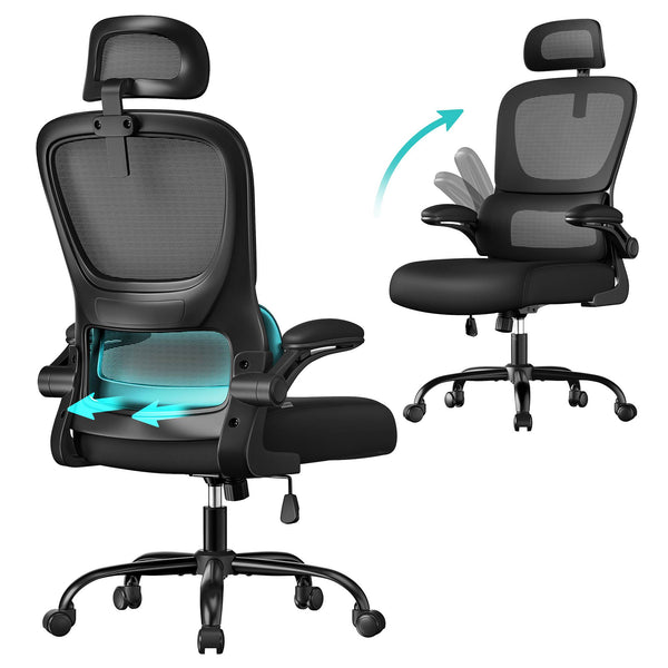 Ergonomische Bureaustoel met Dubbellaags Mesh – productweergave 1 | De Groot Living