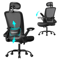 Ergonomische Bureaustoel met Gaasbekleding en Wipfunctie – productweergave 7 | De Groot Living