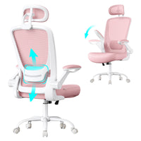 Ergonomische Bureaustoel met Gaasbekleding en Wipfunctie – productweergave 8 | De Groot Living