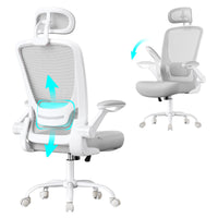 Ergonomische Bureaustoel met Gaasbekleding en Wipfunctie – productweergave 9 | De Groot Living