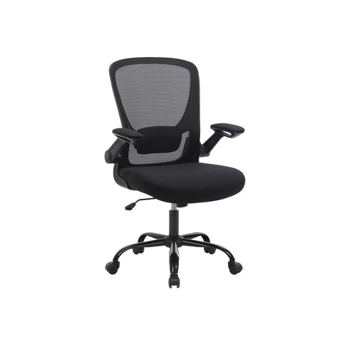 Ergonomische Bureaustoel met Opklapbare Armleuningen en Gaasbekleding – productweergave 1 | De Groot Living