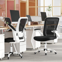 Ergonomische Bureaustoel met Opklapbare Armleuningen en Gaasbekleding – productweergave 4 | De Groot Living