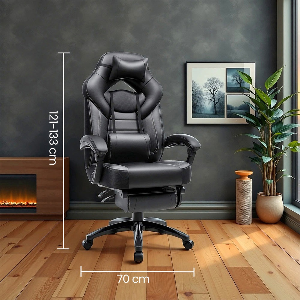 Ergonomische Bureaustoel met Voetensteun – productweergave 2 | De Groot Living