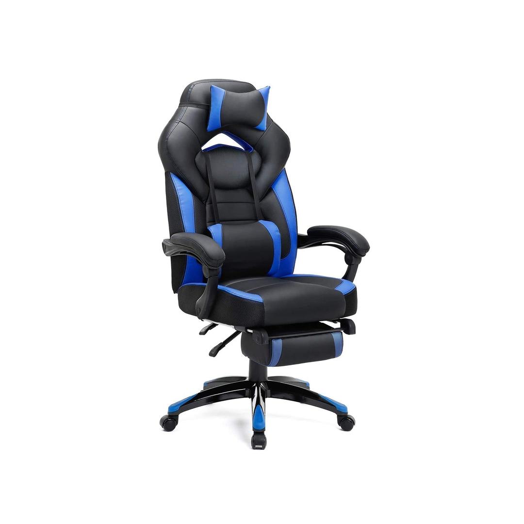 Ergonomische Gamestoel Met Voetsteun en Kantelbare Rugleuning – productweergave 6 | De Groot Living