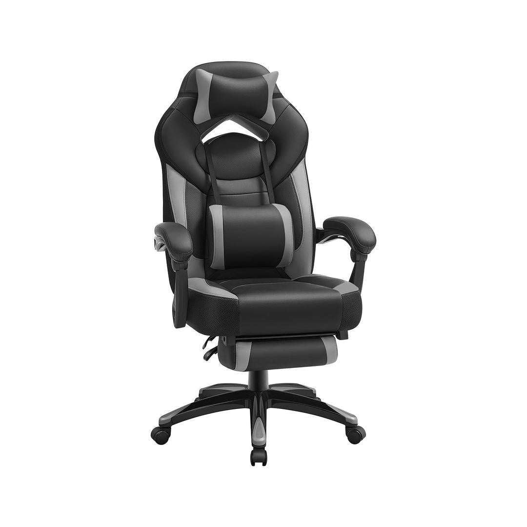 Ergonomische Gamestoel Met Voetsteun en Kantelbare Rugleuning – productweergave 7 | De Groot Living