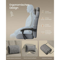 Ergonomische Gamestoel Met Voetsteun en Kantelbare Rugleuning – productweergave 12 | De Groot Living