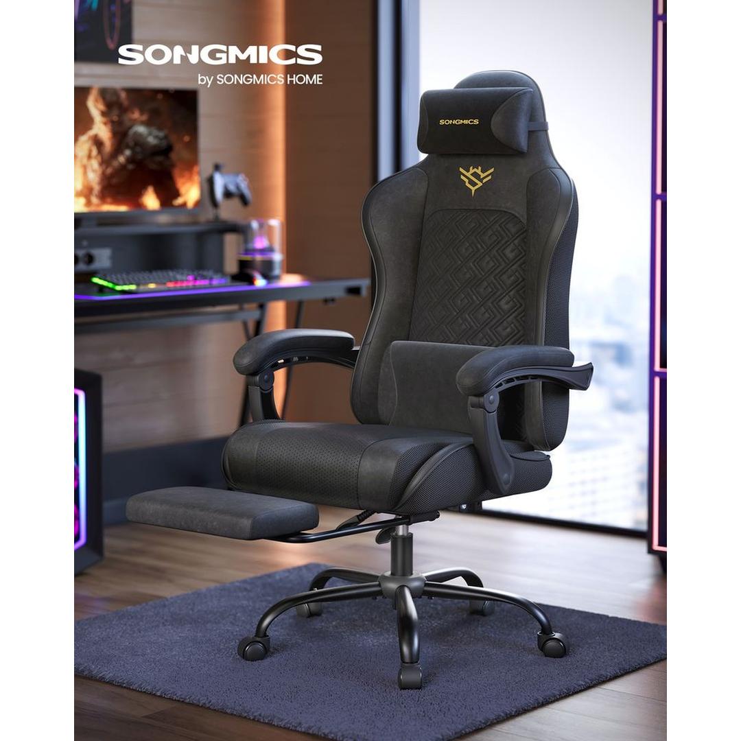 Ergonomische Gamingstoel met Voetensteun en Verstelbare Rugleuning – productweergave 3 | De Groot Living