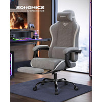 Ergonomische Gamingstoel met Voetensteun en Verstelbare Rugleuning – productweergave 9 | De Groot Living