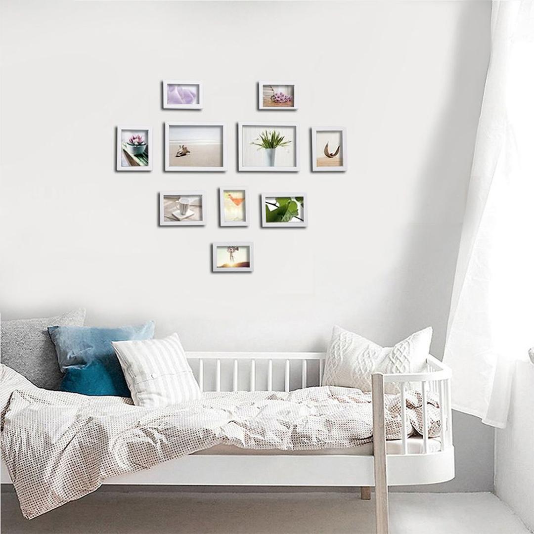 Fotolijsten Set van 10 in Verschillende Formaten voor Wand of Tafel – productweergave 13 | De Groot Living