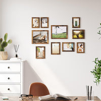 Fotolijsten Set van 10 in Verschillende Formaten voor Wand of Tafel – productweergave 28 | De Groot Living