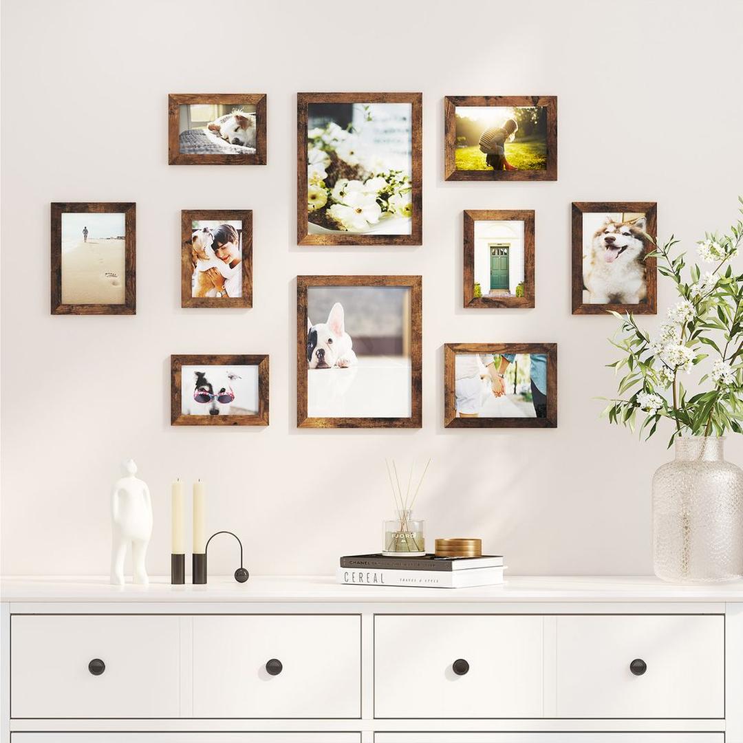 Fotolijsten Set van 10 in Verschillende Formaten voor Wand of Tafel – productweergave 29 | De Groot Living