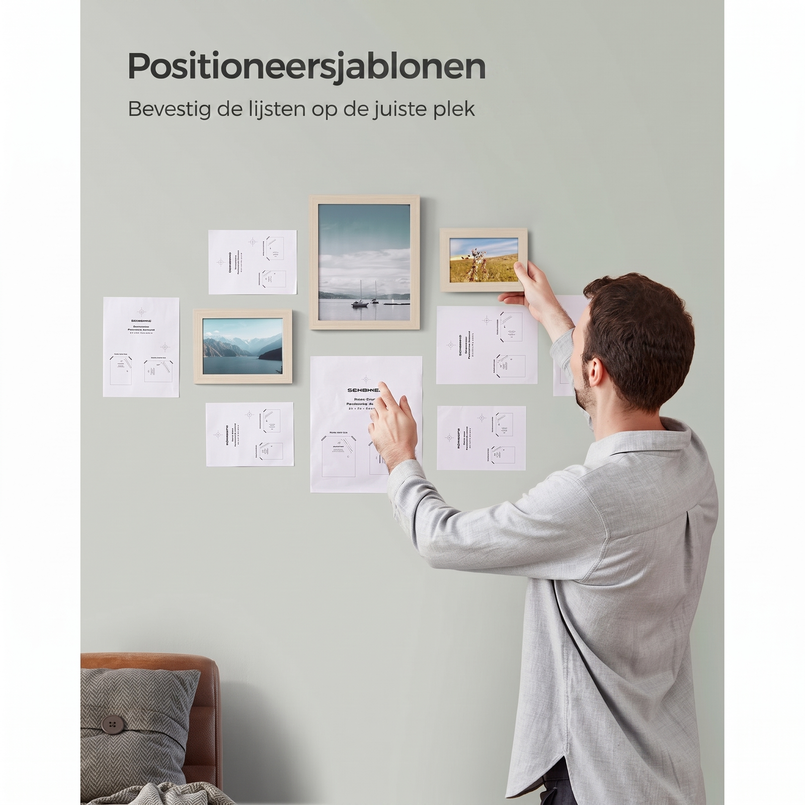 Fotolijsten Set van 10 in Verschillende Formaten voor Wand of Tafel – productweergave 36 | De Groot Living