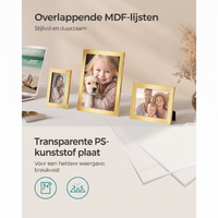 Fotolijsten Set van 10 in Verschillende Formaten voor Wand of Tafel – productweergave 42 | De Groot Living