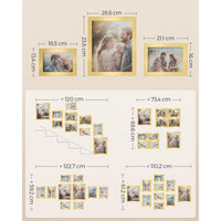 Fotolijsten Set van 10 in Verschillende Formaten voor Wand of Tafel – productweergave 44 | De Groot Living
