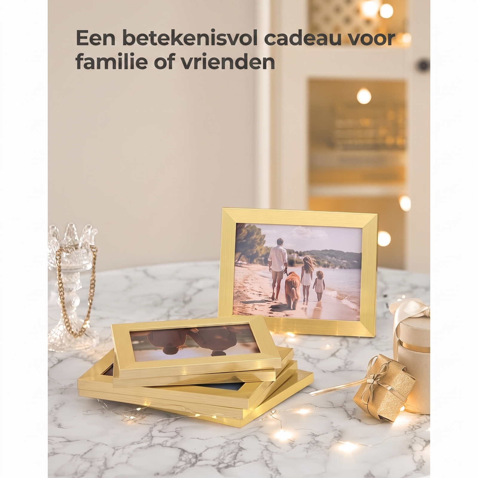 Fotolijsten Set van 10 in Verschillende Formaten voor Wand of Tafel – productweergave 46 | De Groot Living