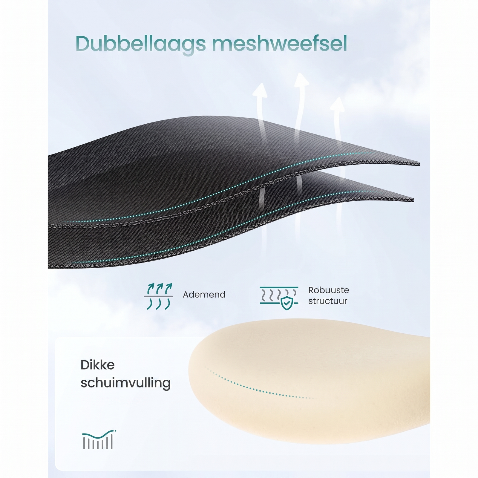 Gamingstoel met Verstelbare Hoofdsteun en Kantelbare Rugleuning – productweergave 7 | De Groot Living