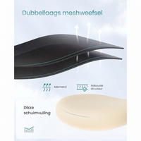 Gamingstoel met Verstelbare Hoofdsteun en Kantelbare Rugleuning – productweergave 7 | De Groot Living