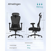 Gamingstoel met Verstelbare Hoofdsteun en Kantelbare Rugleuning – productweergave 9 | De Groot Living