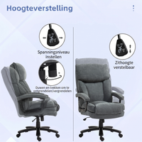 Hoge Bureaustoel met Verstelbare Zithoogte – productweergave 5 | De Groot Living