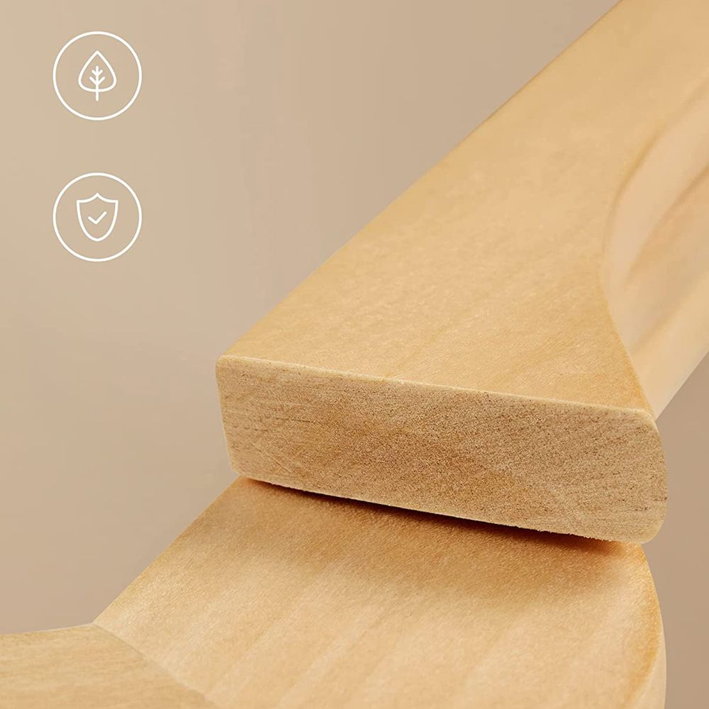 Houten Kledinghangers van Massief Esdoornhout met Antislip Broekstang – productweergave 7 | De Groot Living