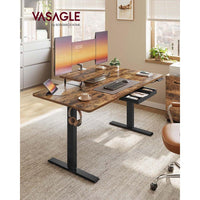 In Hoogte Verstelbaar Bureau met Monitorstandaard en Geheugenfunctie – productweergave 11 | De Groot Living