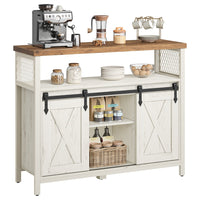 Industrieel Dressoir met 2 Schuifdeuren en Verstelbare Plank – productweergave 5 | De Groot Living