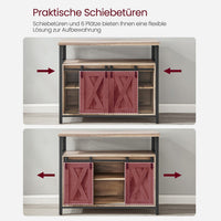 Industrieel Dressoir met 2 Schuifdeuren en Verstelbare Plank – productweergave 15 | De Groot Living