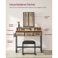 Industriële Kaptafel met Krukje – productweergave 7 | De Groot Living