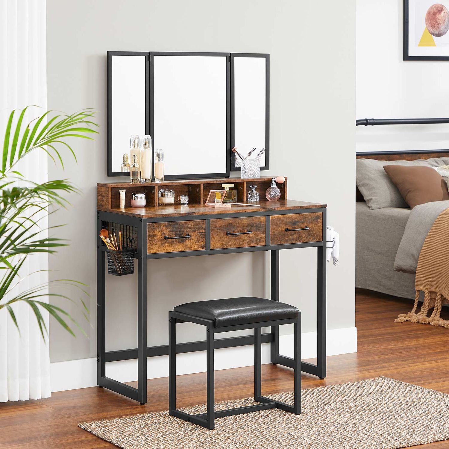 Industriële Kaptafel met Krukje – productweergave 16 | De Groot Living