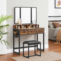Industriële Kaptafel met Krukje – productweergave 16 | De Groot Living
