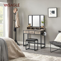 Industriële Kaptafel met Krukje – productweergave 21 | De Groot Living
