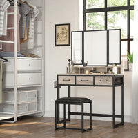 Industriële Kaptafel met Krukje – productweergave 22 | De Groot Living