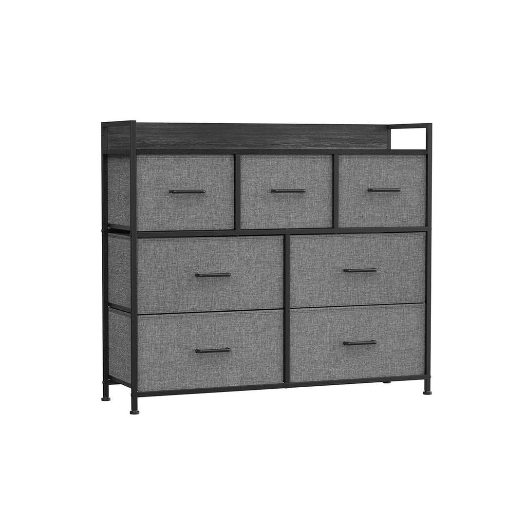 Industriële Ladekast met 7 Stoffen Lades en Metalen Frame – productweergave 18 | De Groot Living