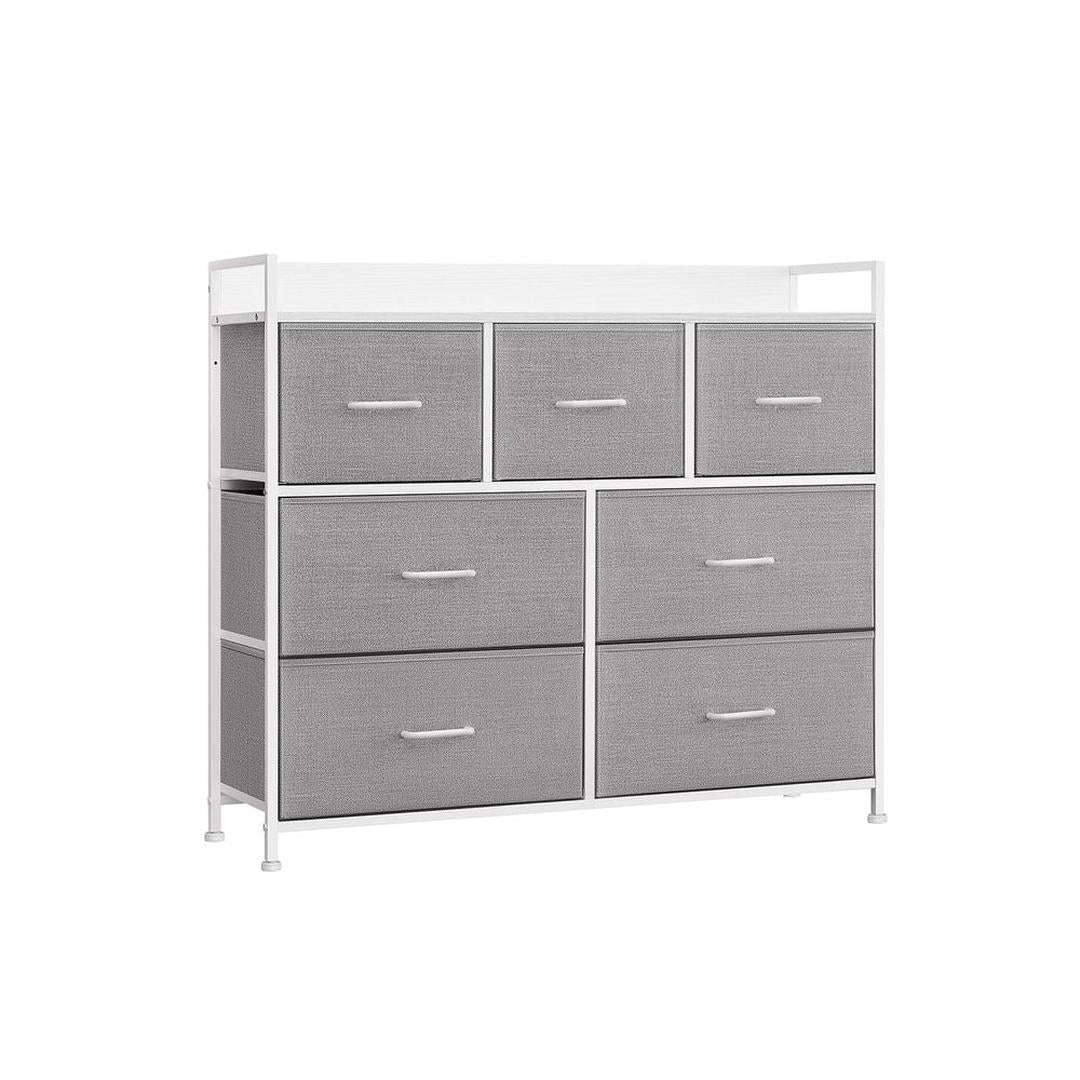 Industriële Ladekast met 7 Stoffen Lades en Metalen Frame – productweergave 27 | De Groot Living