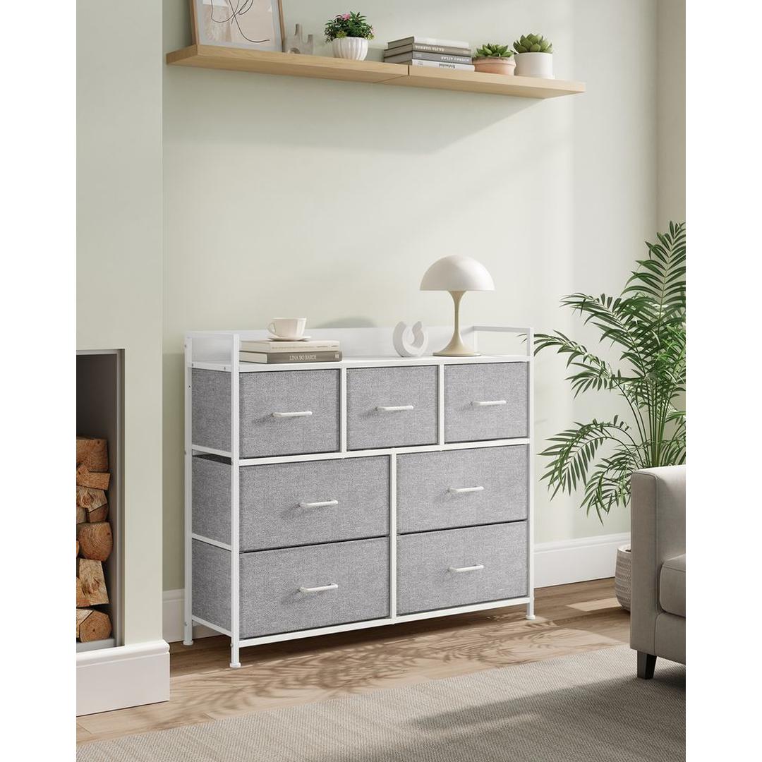 Industriële Ladekast met 7 Stoffen Lades en Metalen Frame – productweergave 29 | De Groot Living
